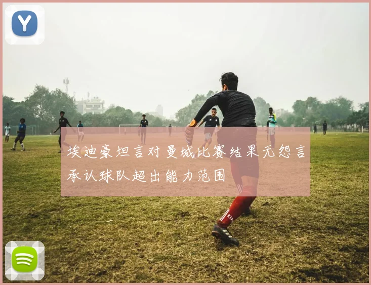 埃迪豪坦言对曼城比赛结果无怨言承认球队超出能力范围